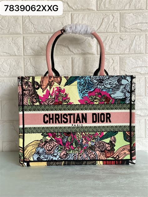 christian dior book tote flowers|christian Dior Book Tote personalized.